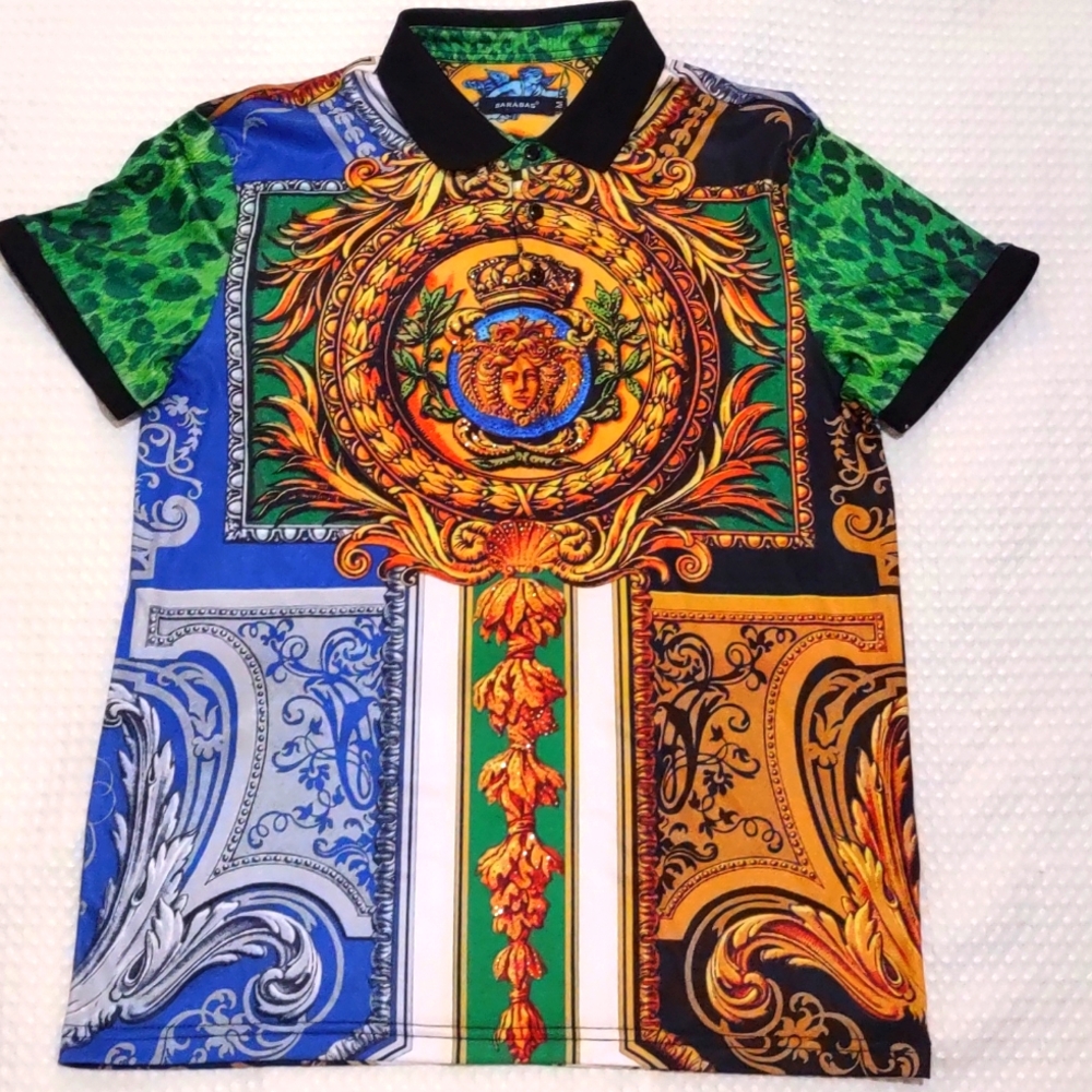 Barabas Medusa Colorful Polo